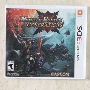 Monster Hunter Generations Nintendo 3DS Game Authentic Complete Hunt Monsters